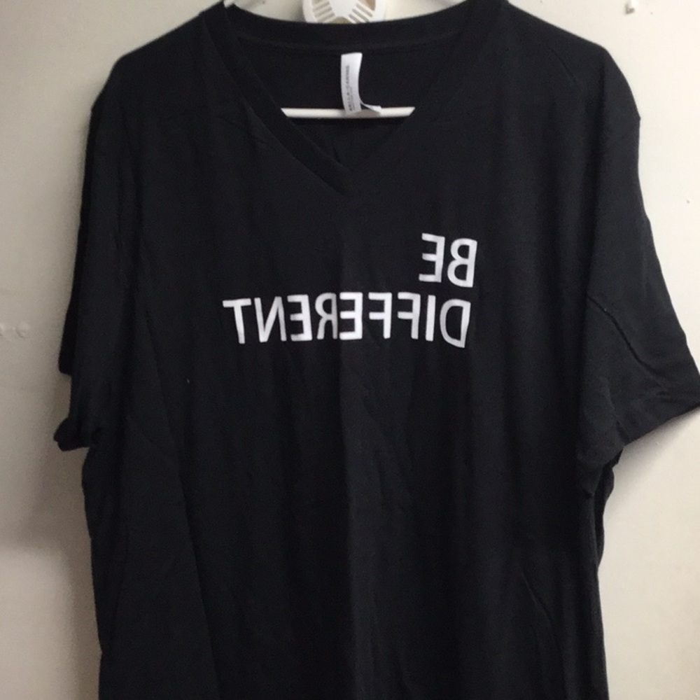 Be Different V neck tee